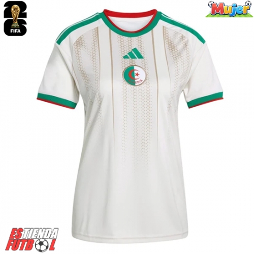 Argelia Primera Equipación Mujer Mundial 2026 Manga Corta
